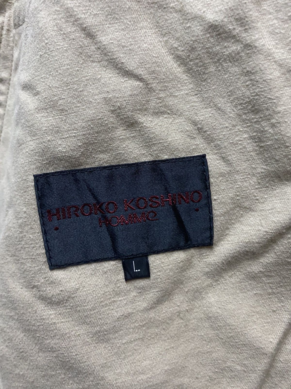Designer × Hiroko Koshino Homme × Japanese Brand HIROKO KOSHINO Light Casual Jacket Size US L / EU 52-54 / 3 - 6 Thumbnail