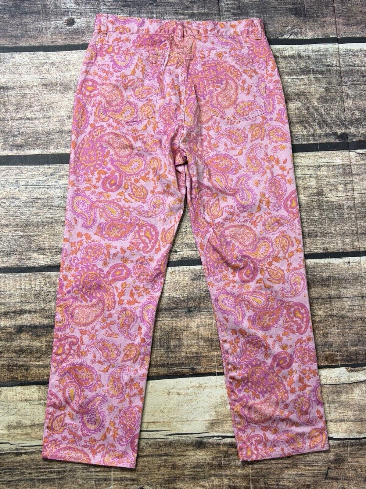Lauren Ralph Lauren Lauren Ralph Lauren Pants Women Size 4 Paisley Pink Size 27" / US 4 / IT 40 - 4 Thumbnail