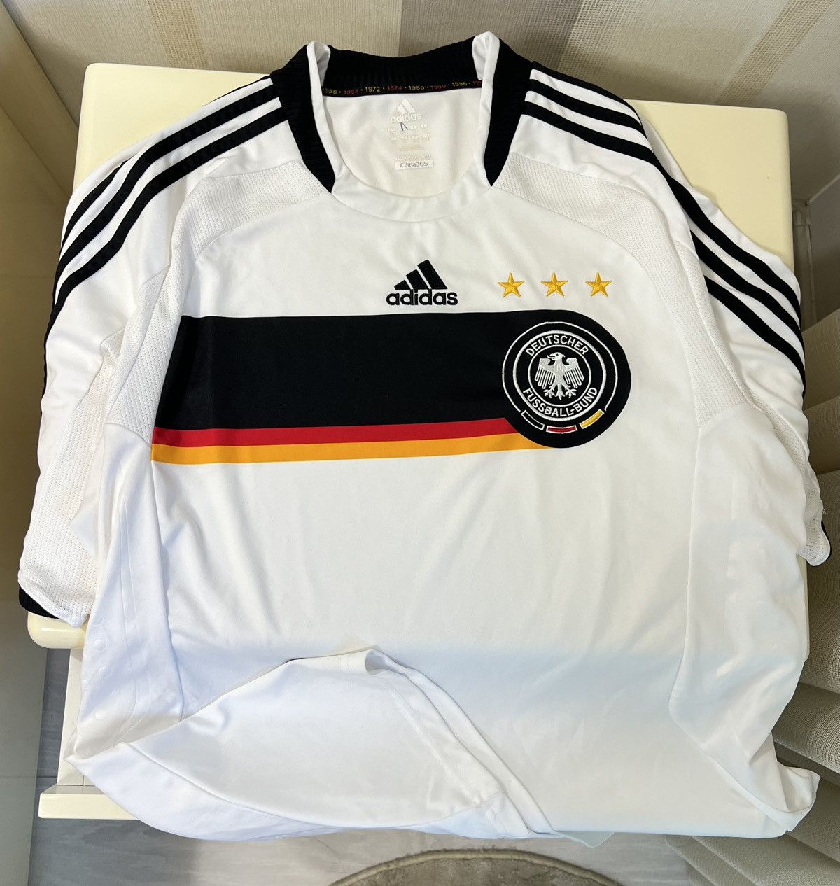 Adidas × Vintage 2008-09 Germany adidas Home Shirt XL Size US XL / EU 56 / 4 - 1 Thumbnail