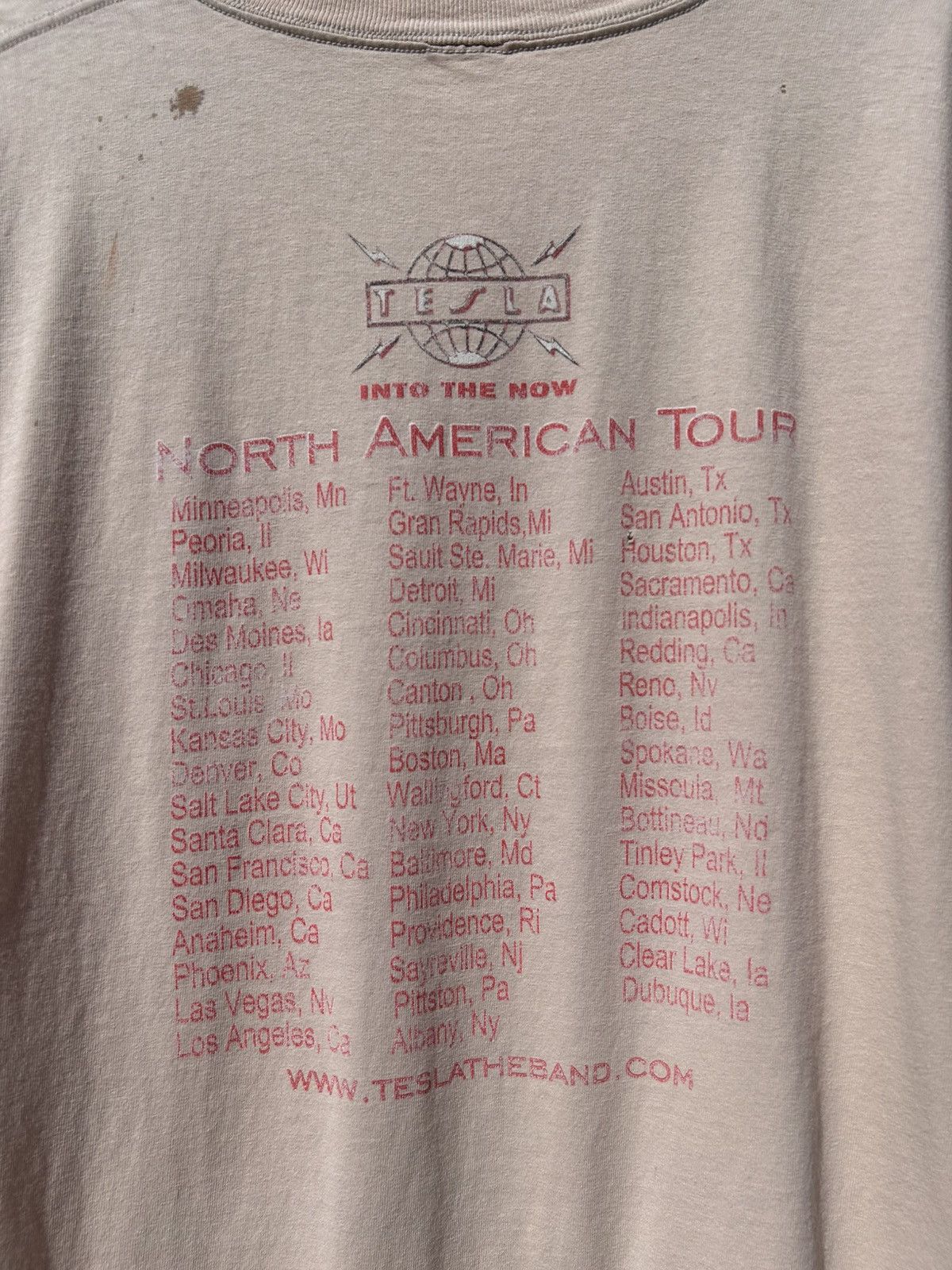 Band Tees 2000’s Tesla North American Tour Tee Distressed Size US XXL / EU 58 / 5 - 5 Thumbnail