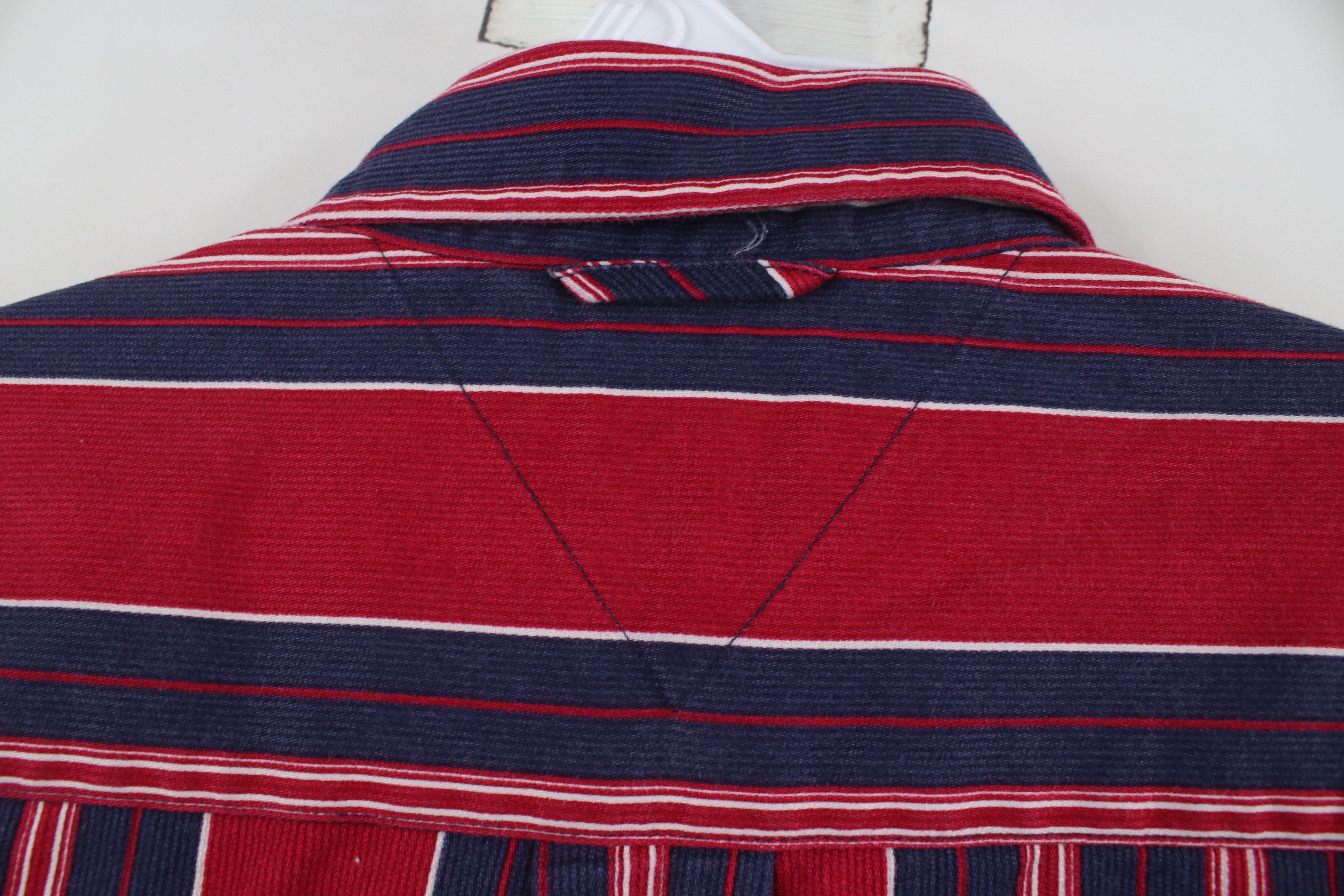 Tommy Hilfiger × Vintage Vintage 90s Tommy Hilfiger Collared Button Down Shirt Size US M / EU 48-50 / 2 - 9 Thumbnail