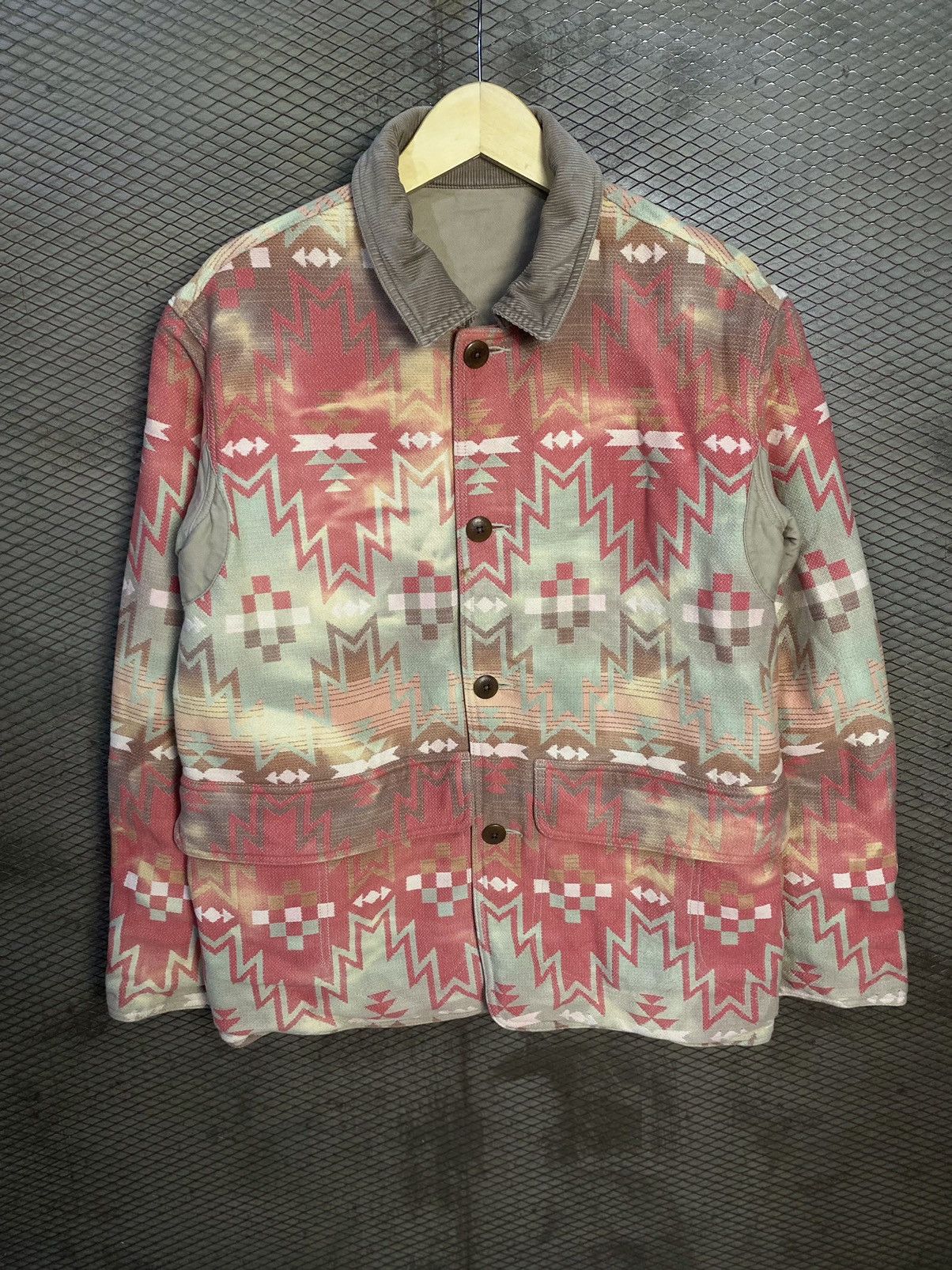 image of Polo Ralph Laurent Chore Ralph Laurent Reversible Jacket in Navajo, Men's (Size Large)