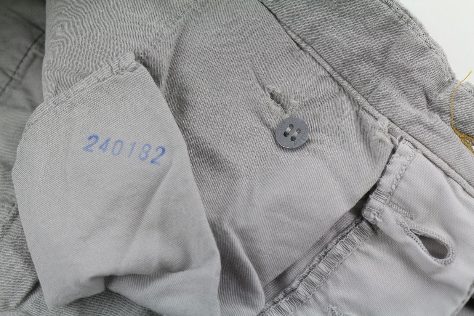 Nudie Jeans KHAKI REGULAR W32/L34 Organic Moon Dust Trousers 86107 Size US 32 / EU 48 - 10 Thumbnail