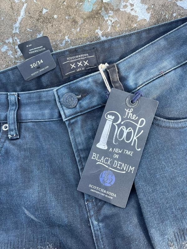 Scotch & Soda Scotch&Soda Dark Blue Washed Style Jeans 30 Size US 30 / EU 46 - 5 Thumbnail