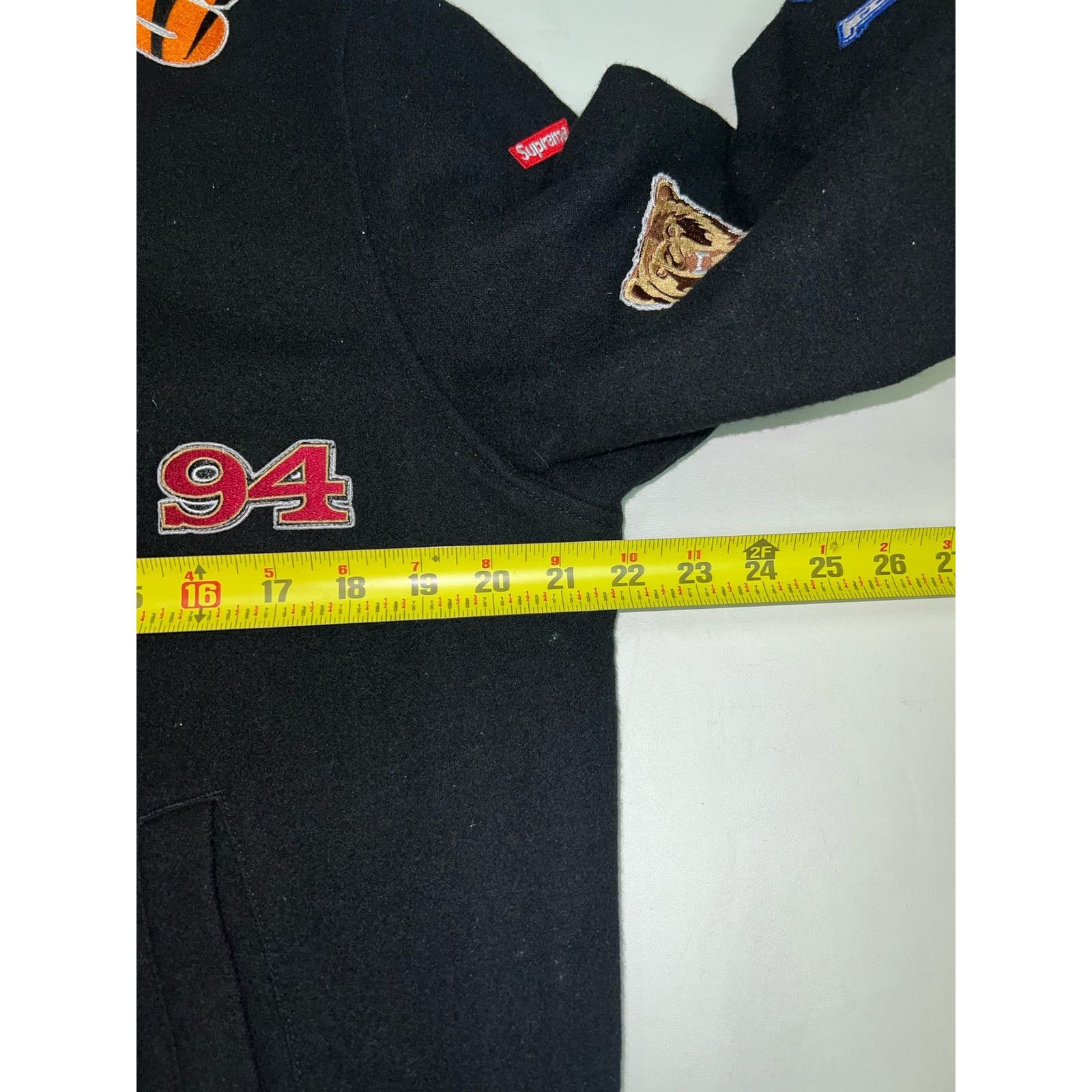 Supreme Supreme FW14 Franchise Patch Wool Varsity Jacket Size US M / EU 48-50 / 2 - 6 Thumbnail