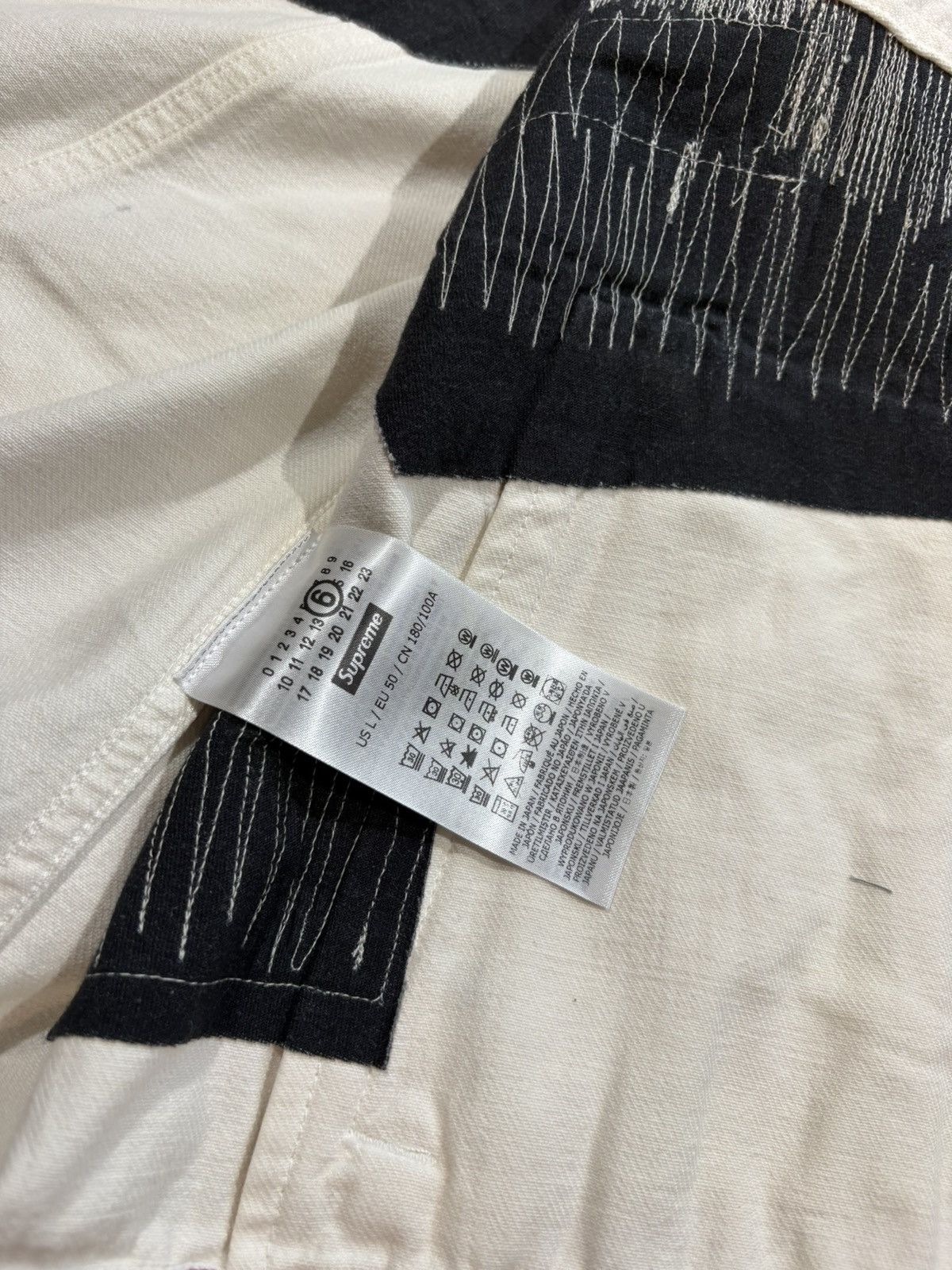 Maison Margiela × Supreme Supreme x Maison Margiela Selvedge Jacket (White) Size US L / EU 52-54 / 3 - 11 Thumbnail