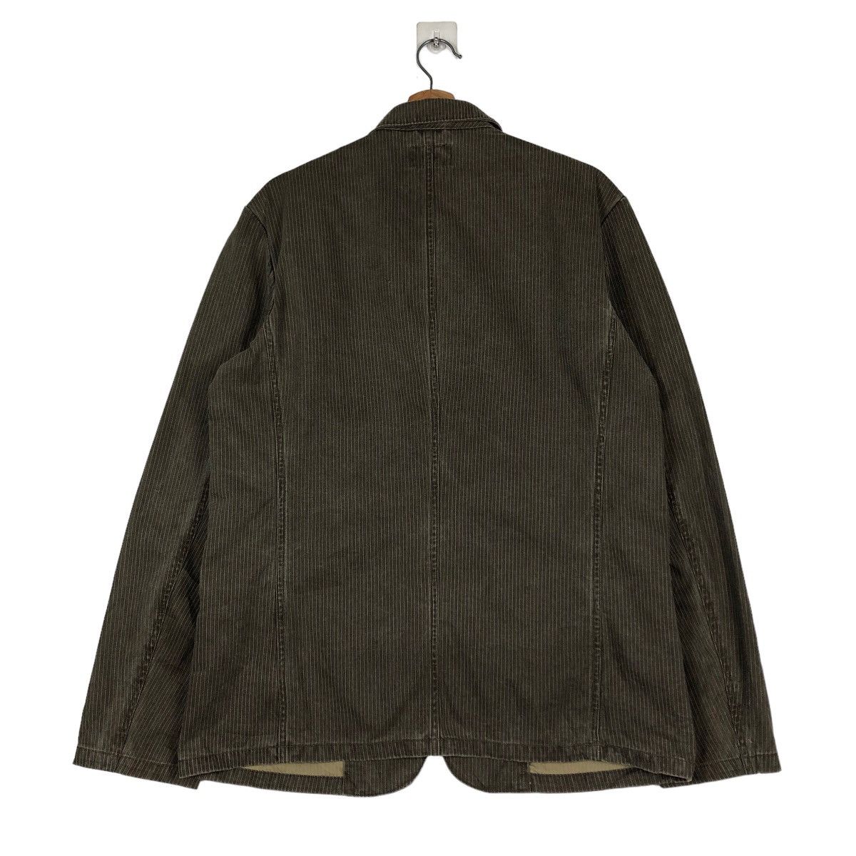 Issey Miyake 🔥Vintage Chore Hickory Work Jacket Mossimo Pigment Size US L / EU 52-54 / 3 - 8 Thumbnail