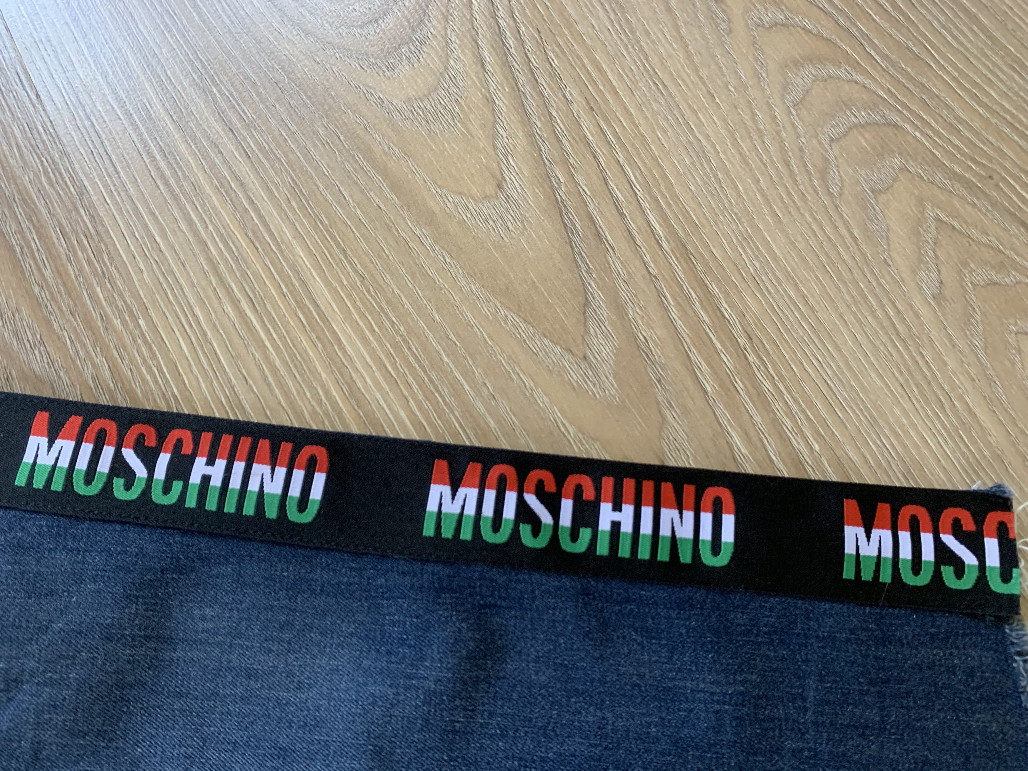 Moschino Moschino Teen Junior Stripe Lampas Multilogo Jeans Size US 26 / EU 42 - 6 Thumbnail