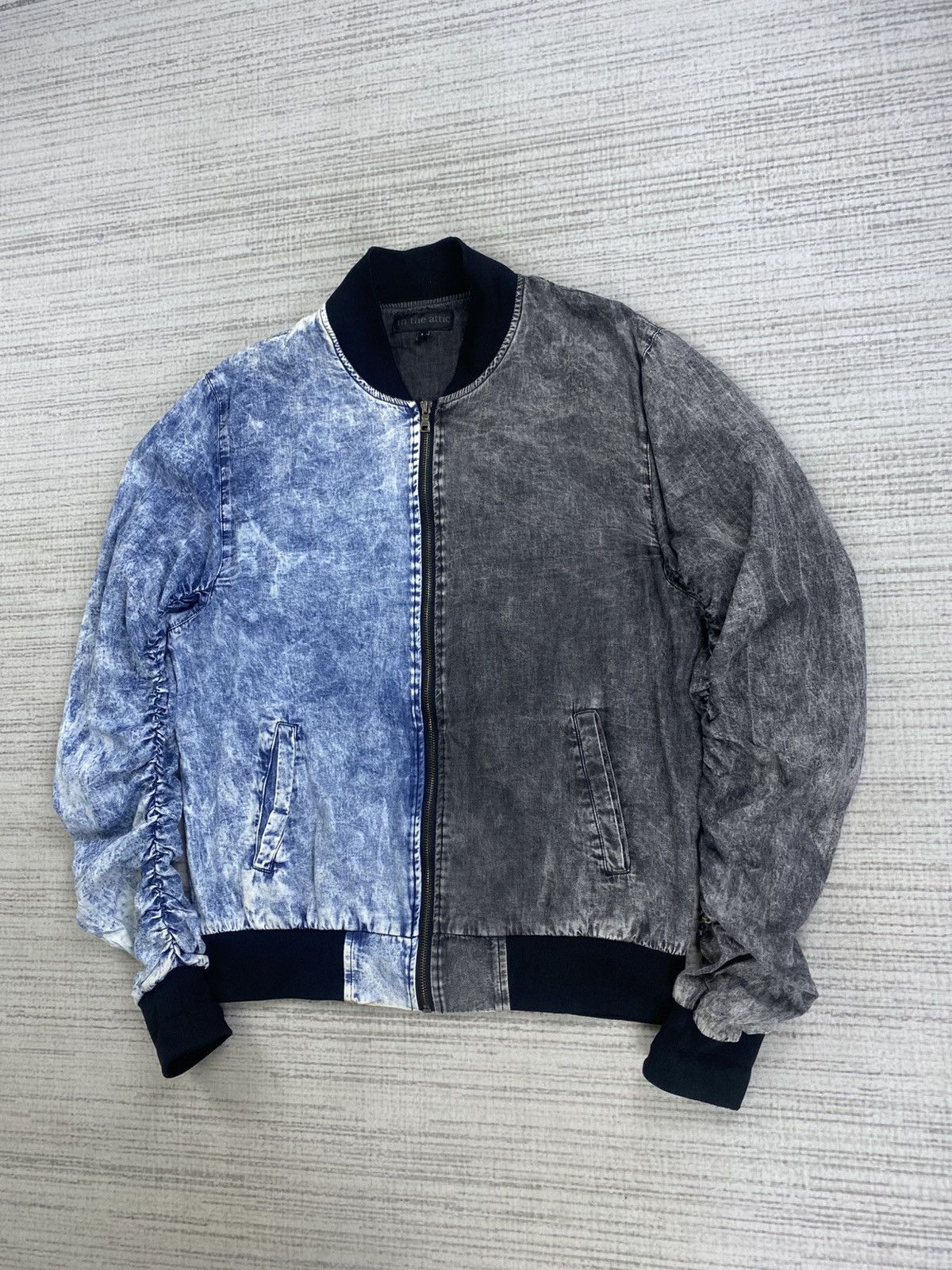 In The Attic × Vintage Rare Vintage In The Attic Two Colour Denim Zipper Jacket Size US M / EU 48-50 / 2 - 4 Thumbnail