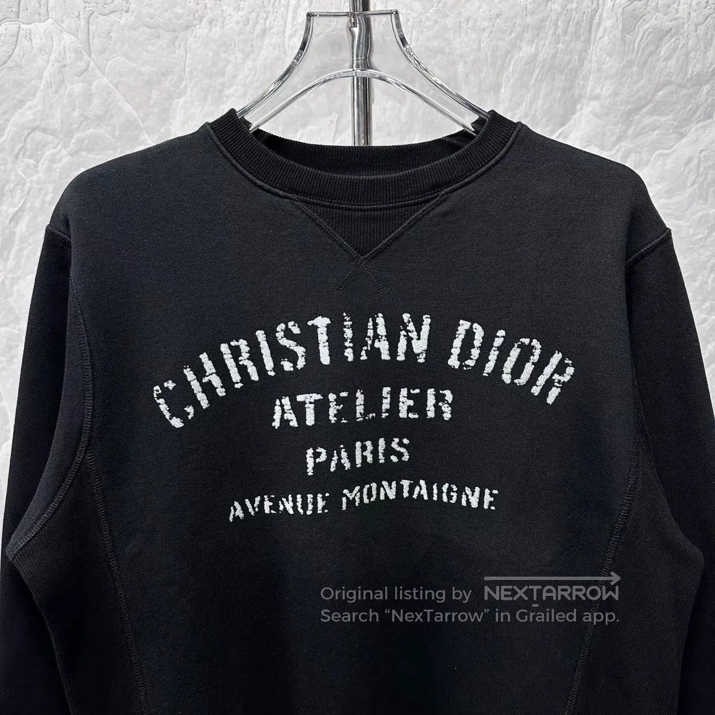 Dior dior lettered fleece print sweatshirt size m. Size M / US 6-8 / IT 42-44 - 3 Thumbnail