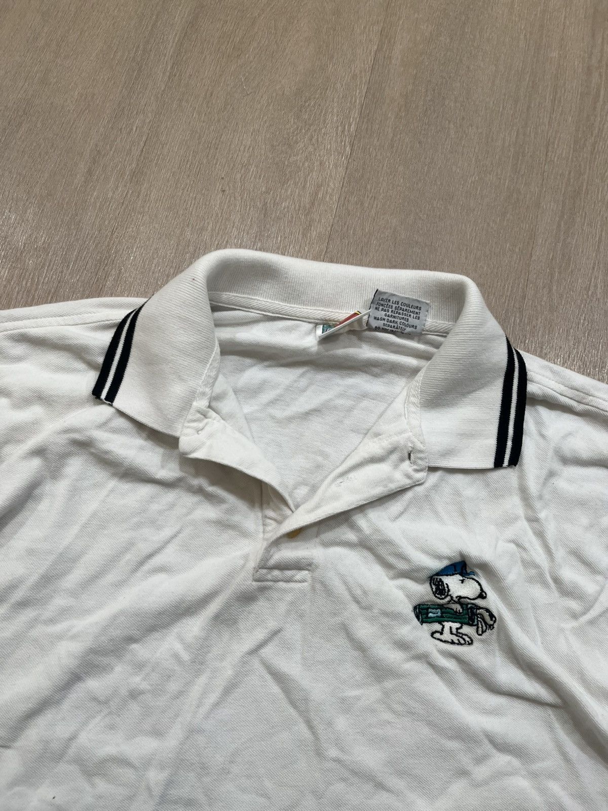 Peanuts Vintage Peanuts Snoopy Polo shirt Size US XL / EU 56 / 4 - 1 Thumbnail