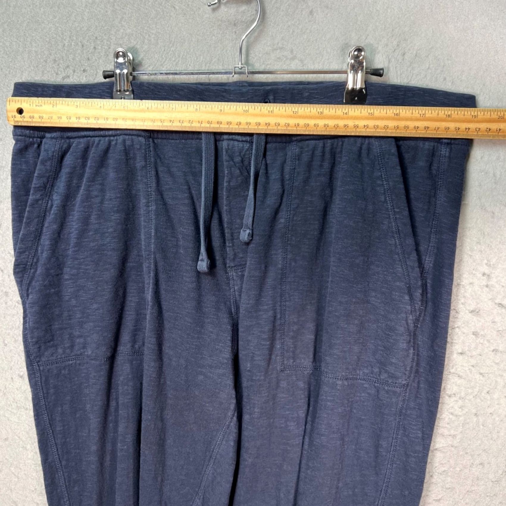 J.Crew J.CREW Mens Large Blue Jogger Sweatpants 100% Cotton Elastic Waistband Knit Pants Activewear Mens Regular Large Blue Sweatpants Size US 33 - 5 Thumbnail