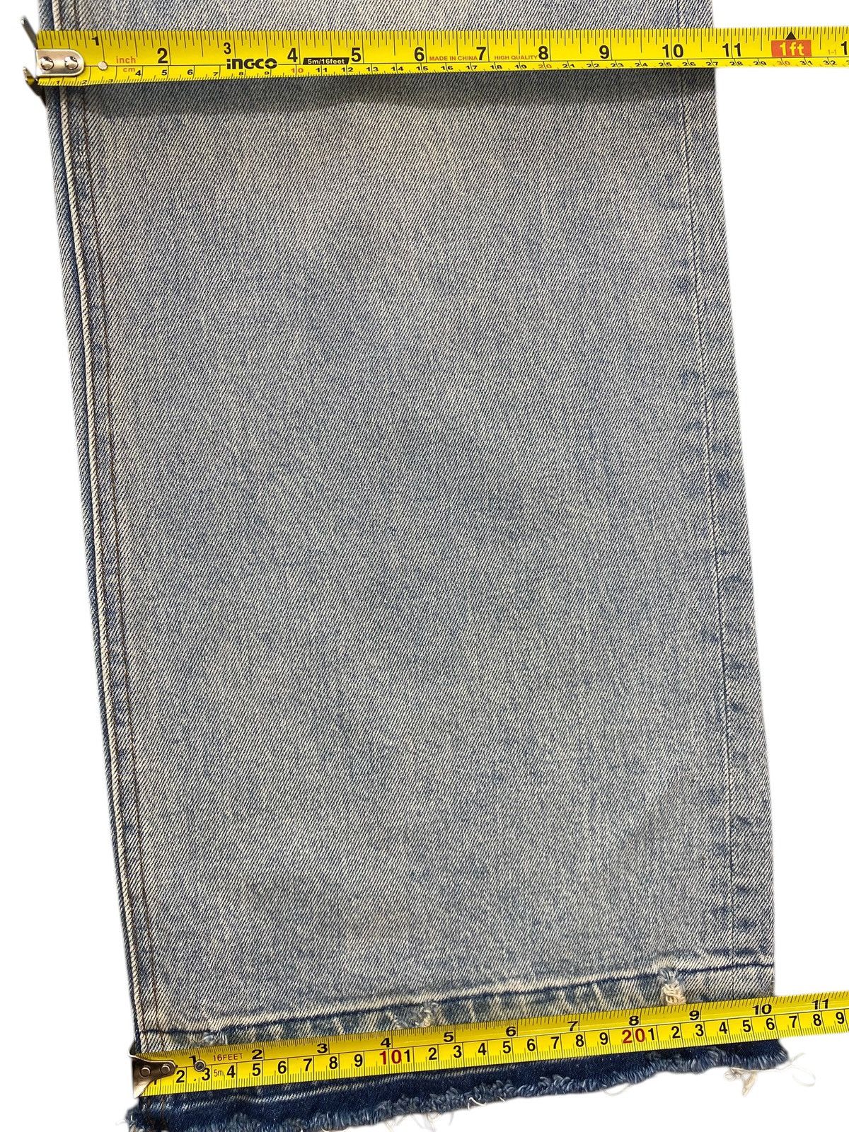 Japanese Brand Japanese Brand Light Wash Style Hairy Leg Jeans Size US 29 - 9 Thumbnail