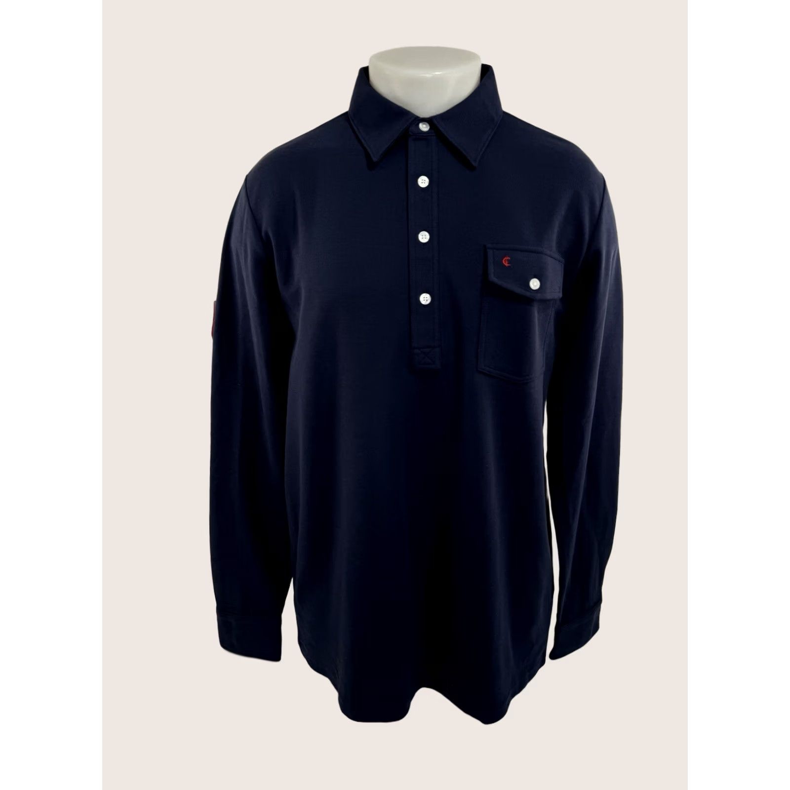 Logo 7 CRIQUET Pullover Knit Embroidered Logo Ski Patch S Shirt - Blue, Long Sleeve, Rugby, Polo, Men’s Size US S / EU 44-46 / 1 - 1 Thumbnail