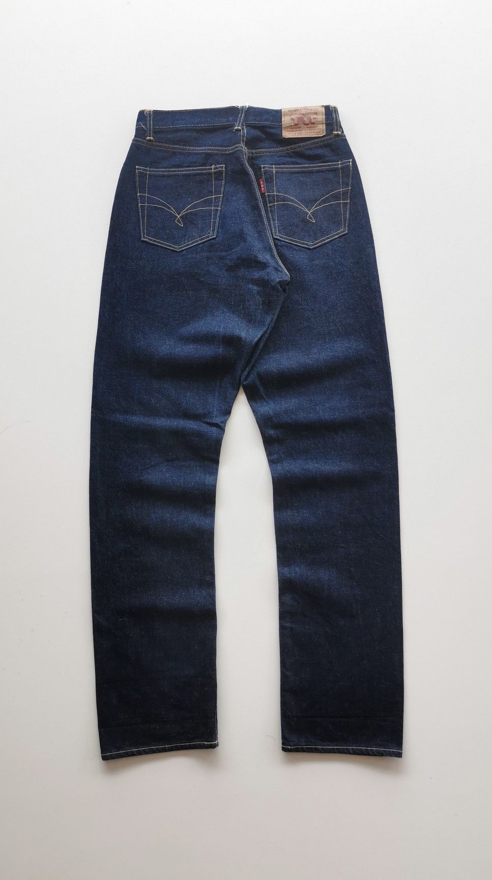 激レア Japanese label 00s suspenders Jeans SUGAR CANE 1942 model Blue Denim Overalls SC49005 | Klaxon