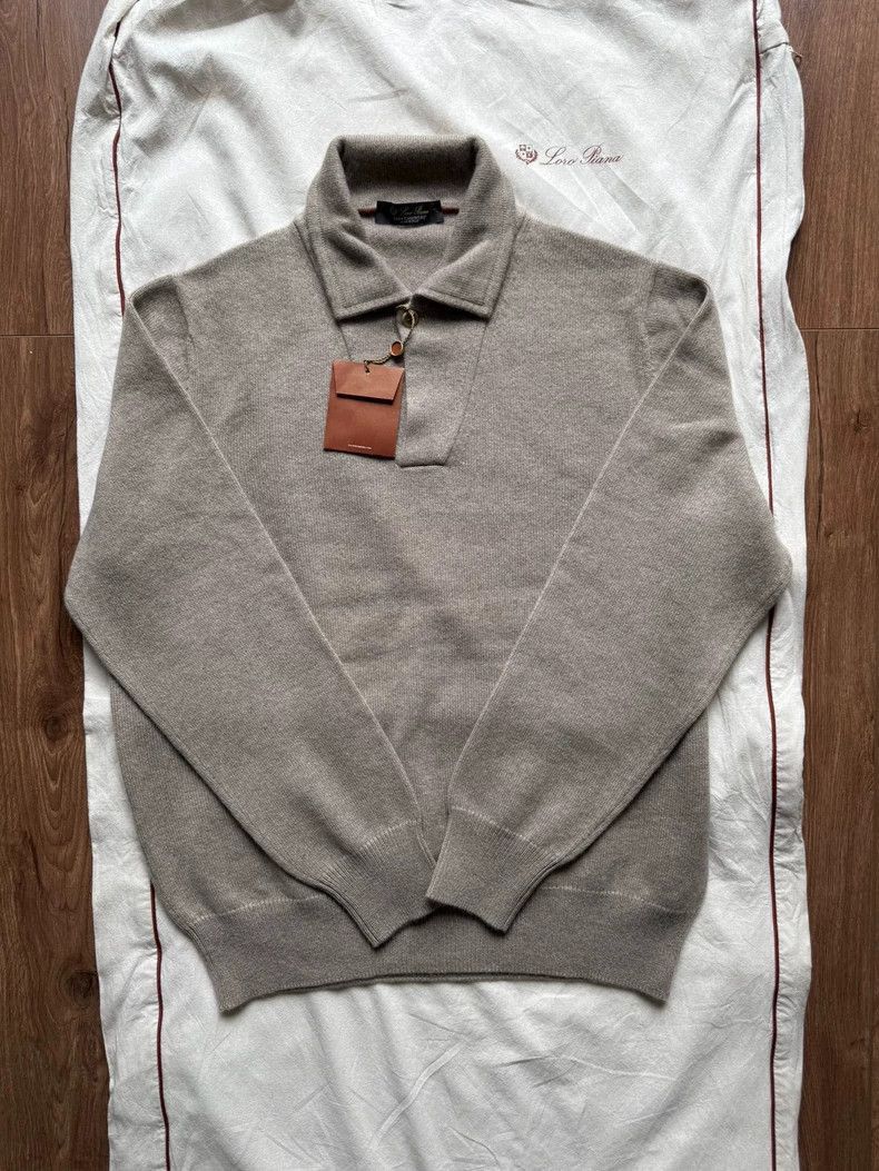 Loro Piana Loro Piana Men's Baby Cashmere Sweater- Size US L / EU 52-54 / 3 - 1 Thumbnail