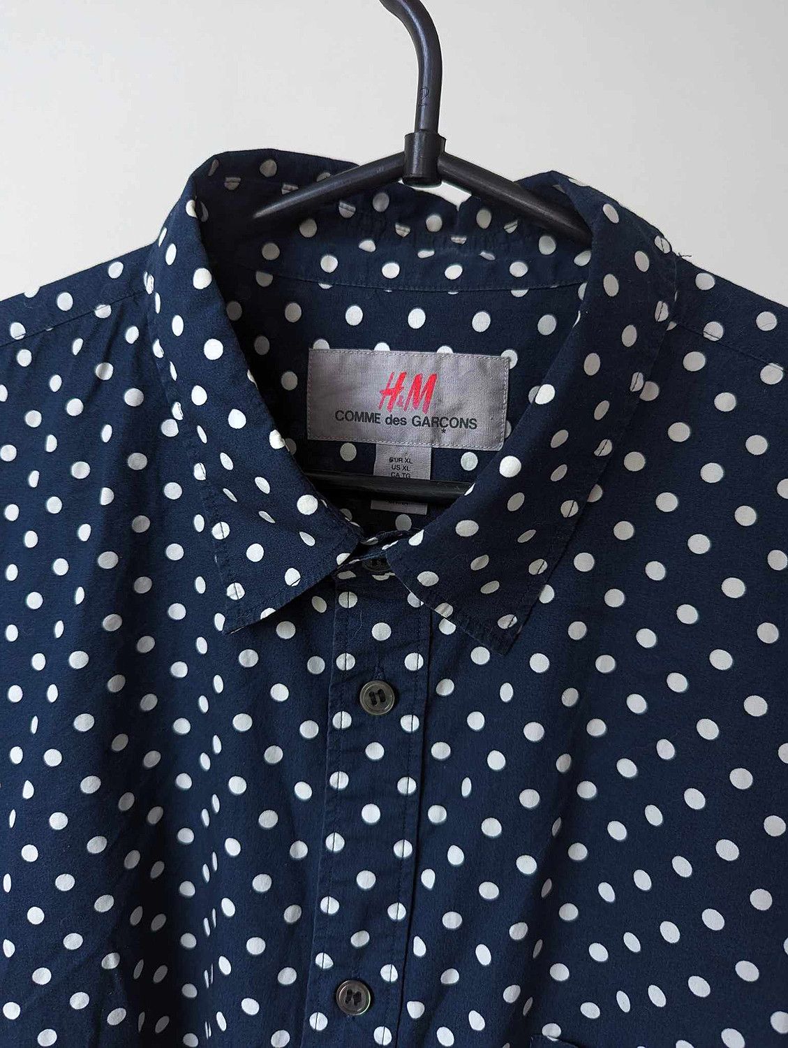 Comme des Garcons Comme des Garcons x HM polka dot shirt button up CDG Grailed