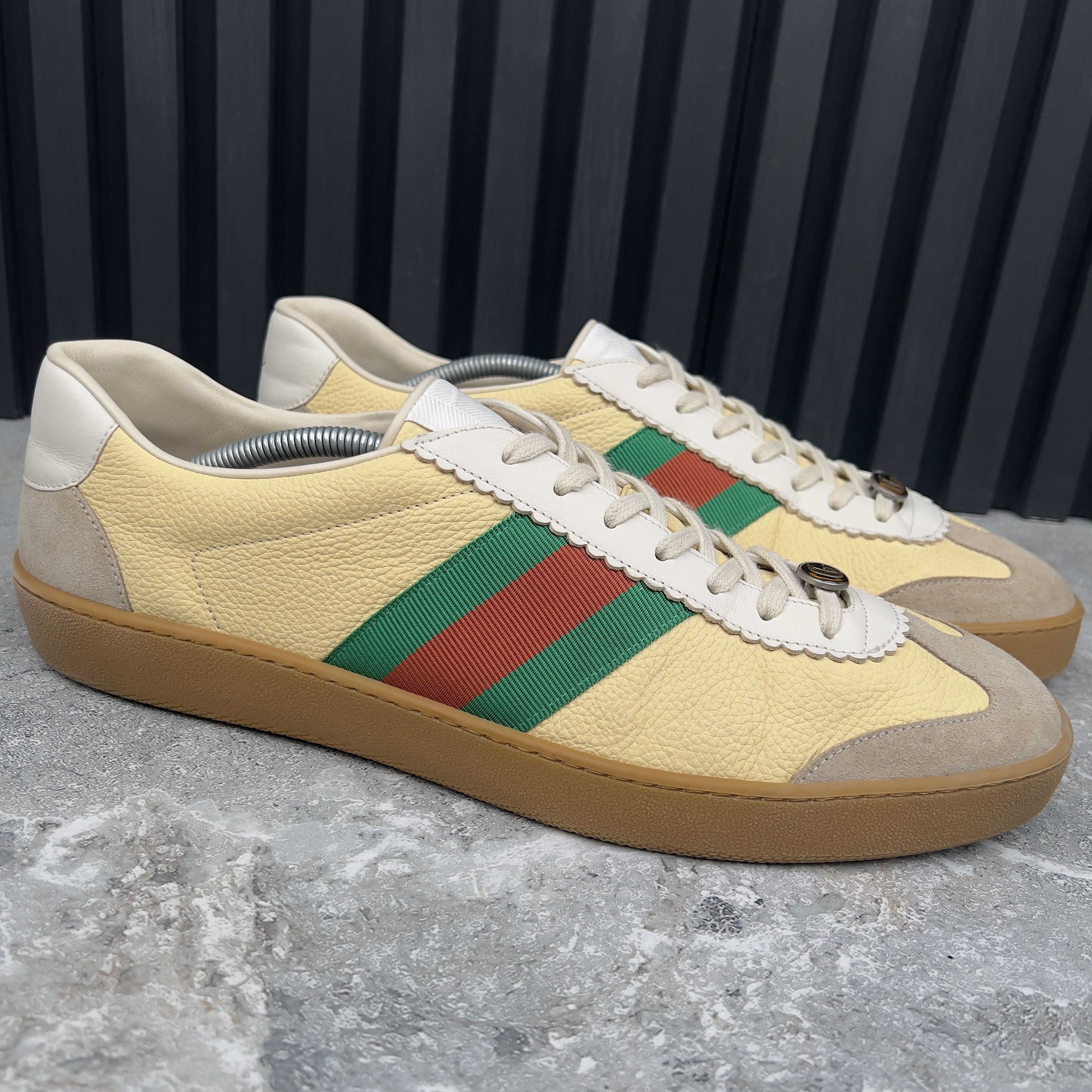 Gucci Gucci Web G 74 GG Sneakers Bees Leather Size US 12.5 / EU 45-46 - 6 Thumbnail