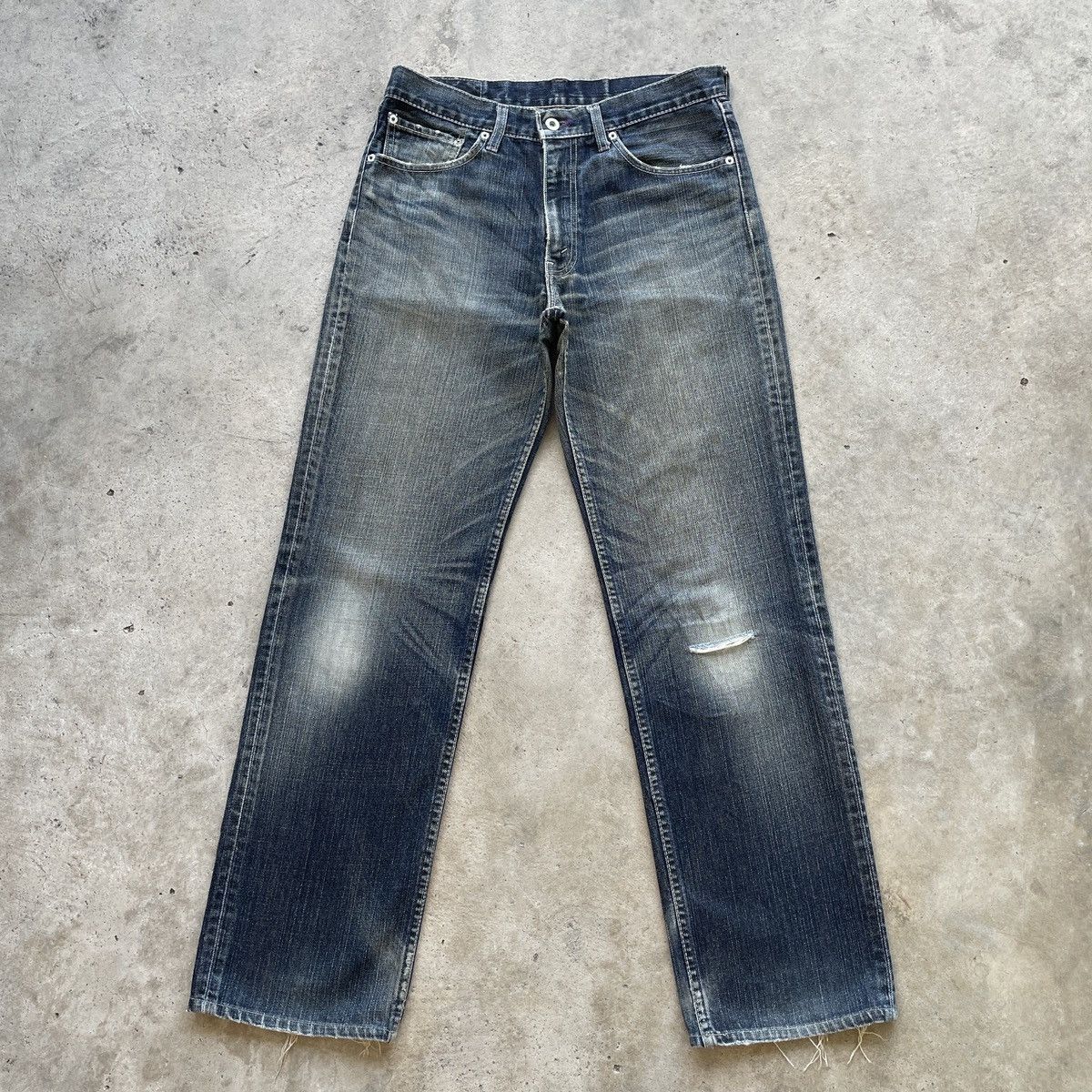 Jean × Levi's × Vintage Vintage Levi’s Faded Jeans Pants Denim W32x31.5 Size US 32 / EU 48 - 1 Thumbnail