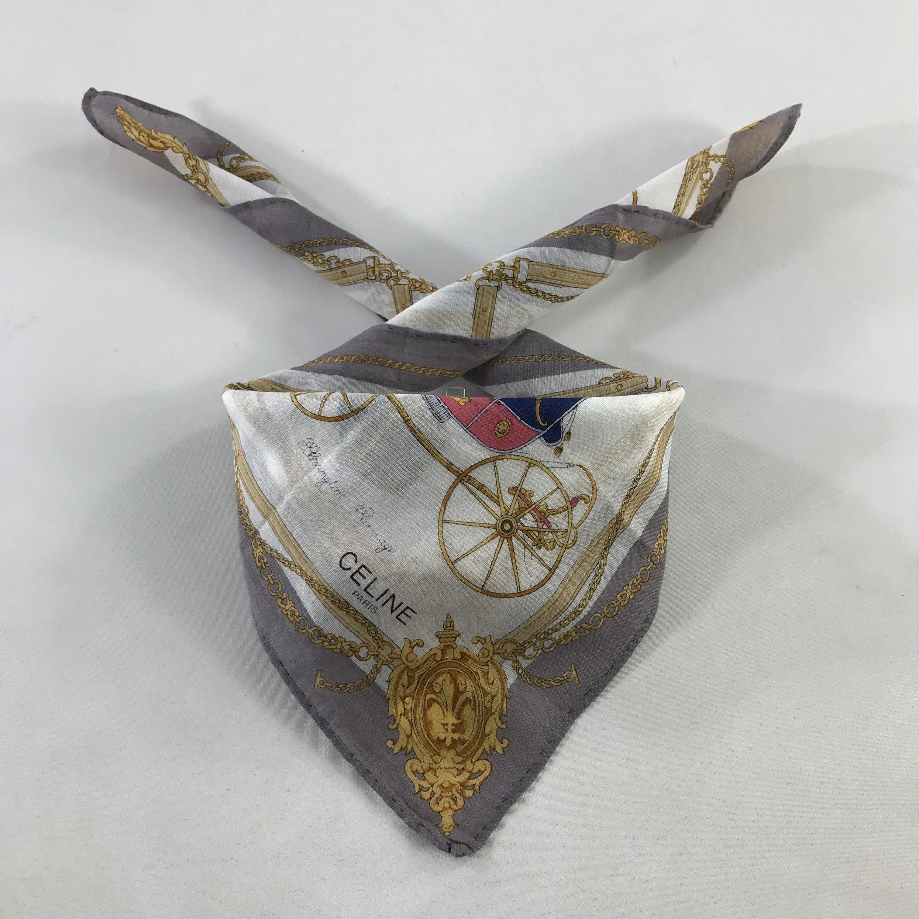 Celine × Vintage Celine Bandana/ Handkerchief / Neckerchief Size ONE SIZE - 1 Thumbnail