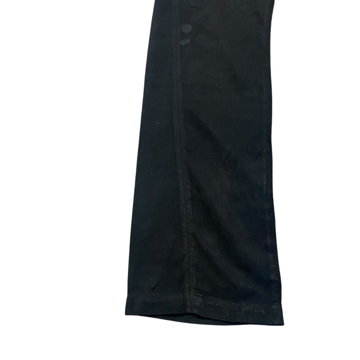 Japanese Brand Japanese Brand Bartack Black Cargo Pants Drawstring Size US 33 - 7 Thumbnail