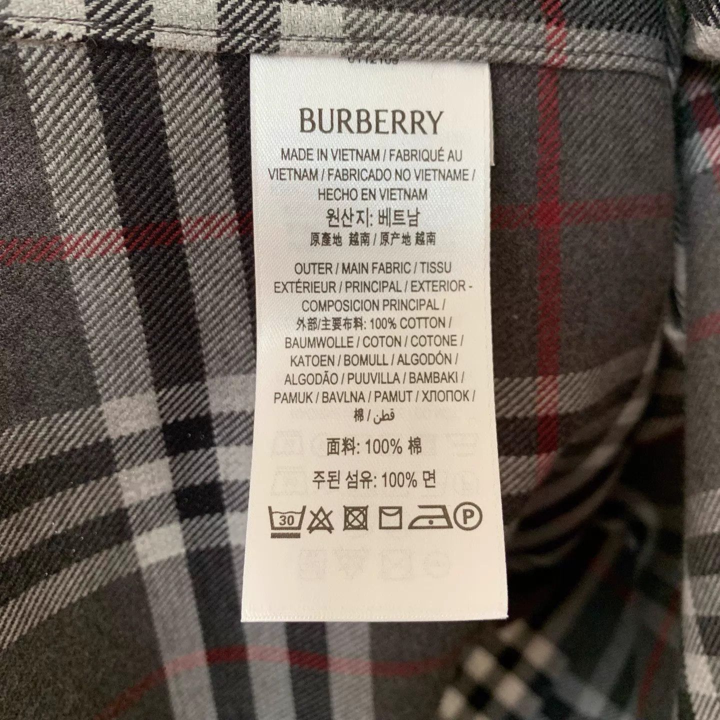 Burberry Burberry New Latest Check Shirt Size L Size US L / EU 52-54 / 3 - 6 Thumbnail