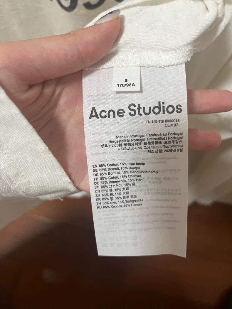 Acne Studios Acne Studios White letter long-sleeved shirt Size S / US 4 / IT 40 - 2 Thumbnail
