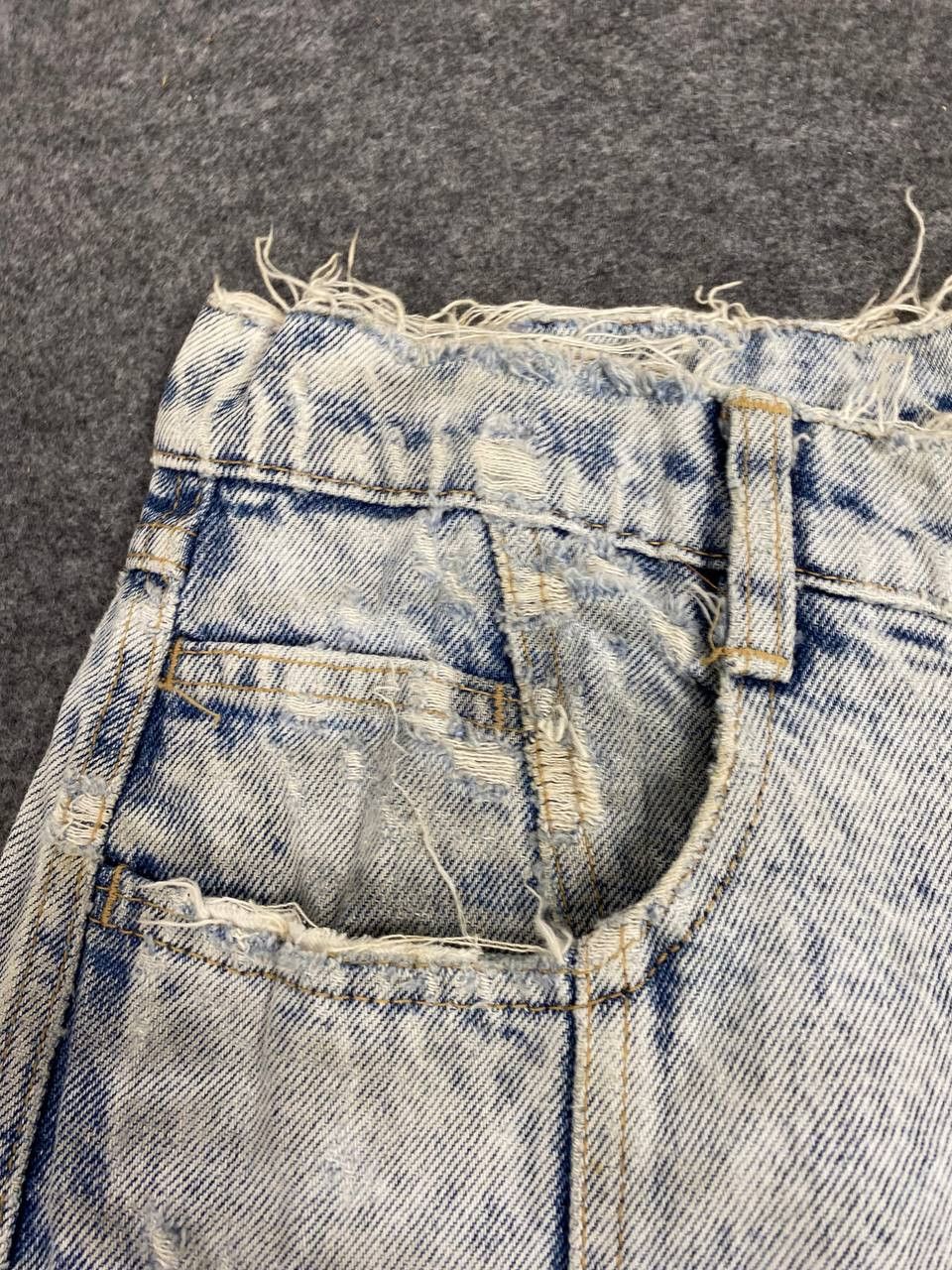 Japanese Brand bobson japanese brand acid wash distressed denim Size US 30 / EU 46 - 12 Thumbnail