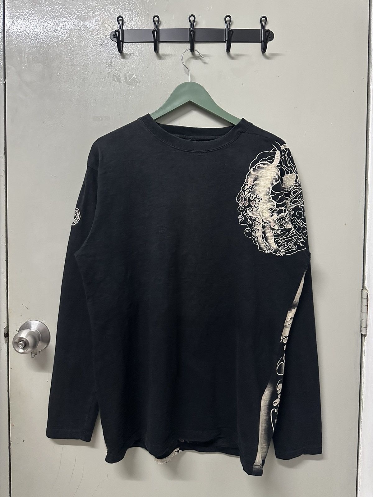 Japanese Brand × Vintage Vintage Sukajan Overprints Long Sleeve Shirt Size US L / EU 52-54 / 3 - 3 Thumbnail