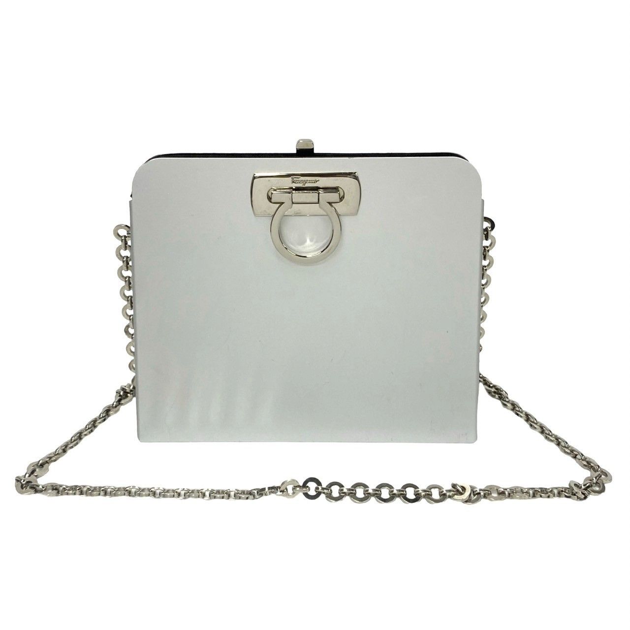 Salvatore Ferragamo Salvatore Ferragamo Gancini Metal Crossbody Bag Metal Crossbody Bag in Very Good Condition Size ONE SIZE - 1 Thumbnail
