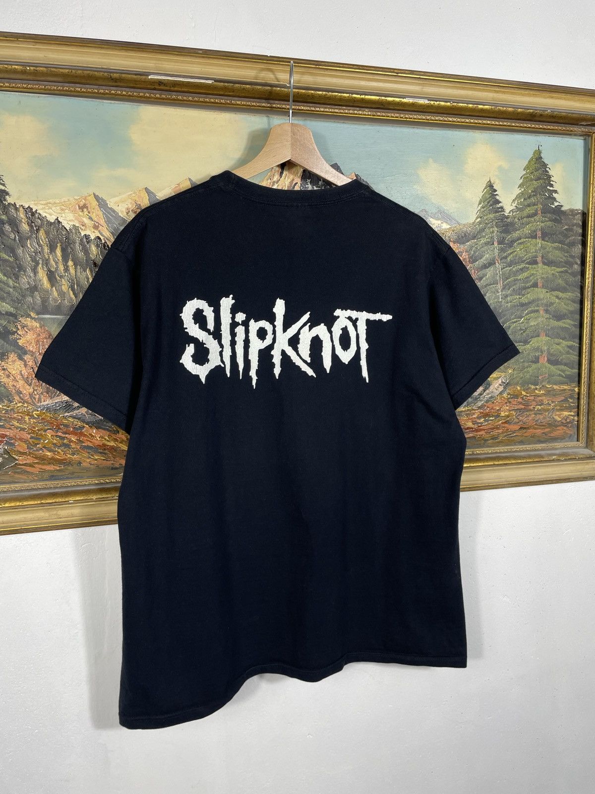 Band Tees Slipknot Vintage Y2k Black Ter Merch Band Metal Rock Size US M / EU 48-50 / 2 - 8 Thumbnail