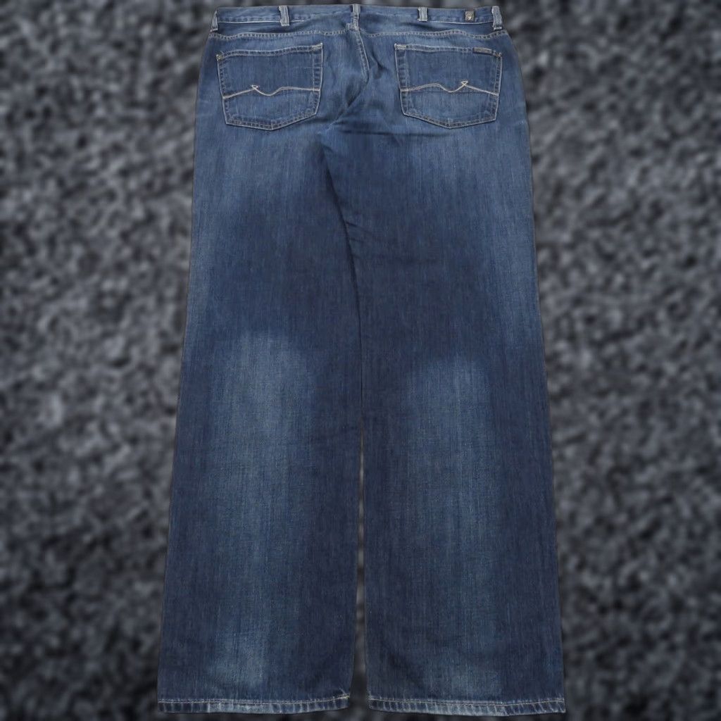 7 For All Mankind 7 For All Mankind Jeans Mens Slim 40x34 Dark Wash 100% Cotton Denim 5-Pocket Style Straight Size US 40 / EU 56 - 1 Thumbnail