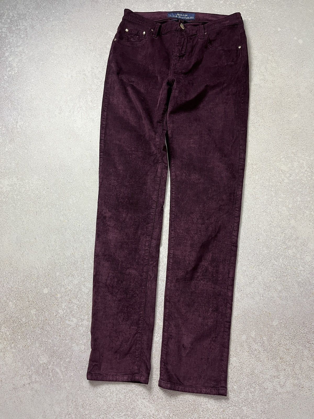 Jacob Cohen JACOB COHEN Purple Kimberly Slim Handmade Tailored Trousers Size 29" - 1 Thumbnail