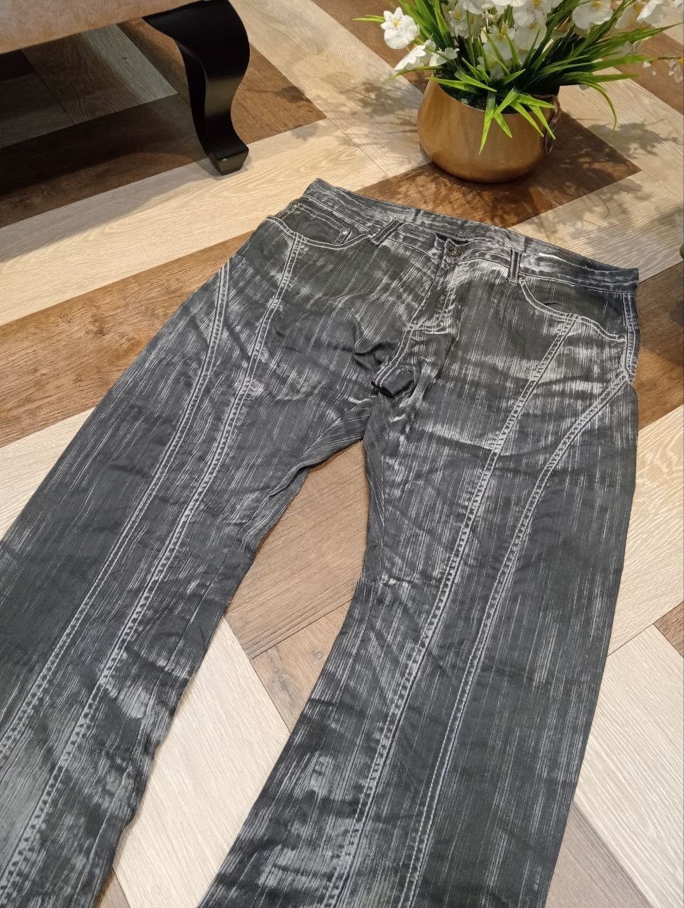 semanticdesign SEMANTIC DESIGN JAPAN WASHED FLARED PANTS Size US 33 - 4 Thumbnail