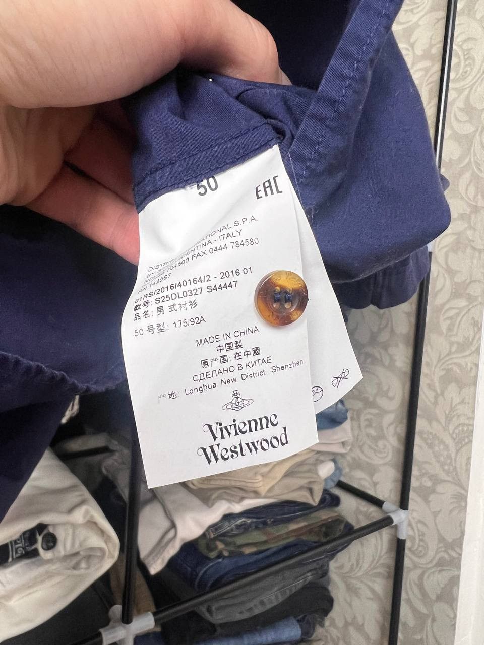 Vintage × Vivienne Westwood Vivienne Westwood London Shirt Size 50 avant- Garde designer Size US M / EU 48-50 / 2 - 7 Thumbnail