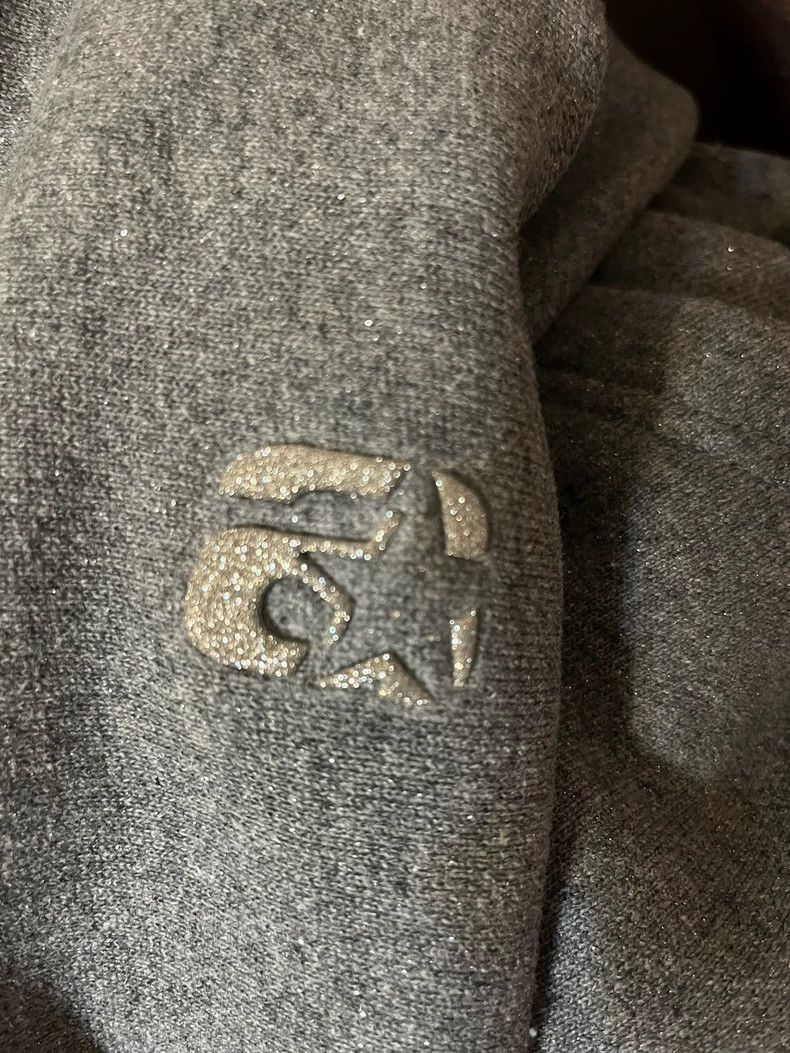 Alexander Wang Alexanderwang Sparkle Zip Hoodie- Size XS / US 0-2 / IT 36-38 - 2 Thumbnail