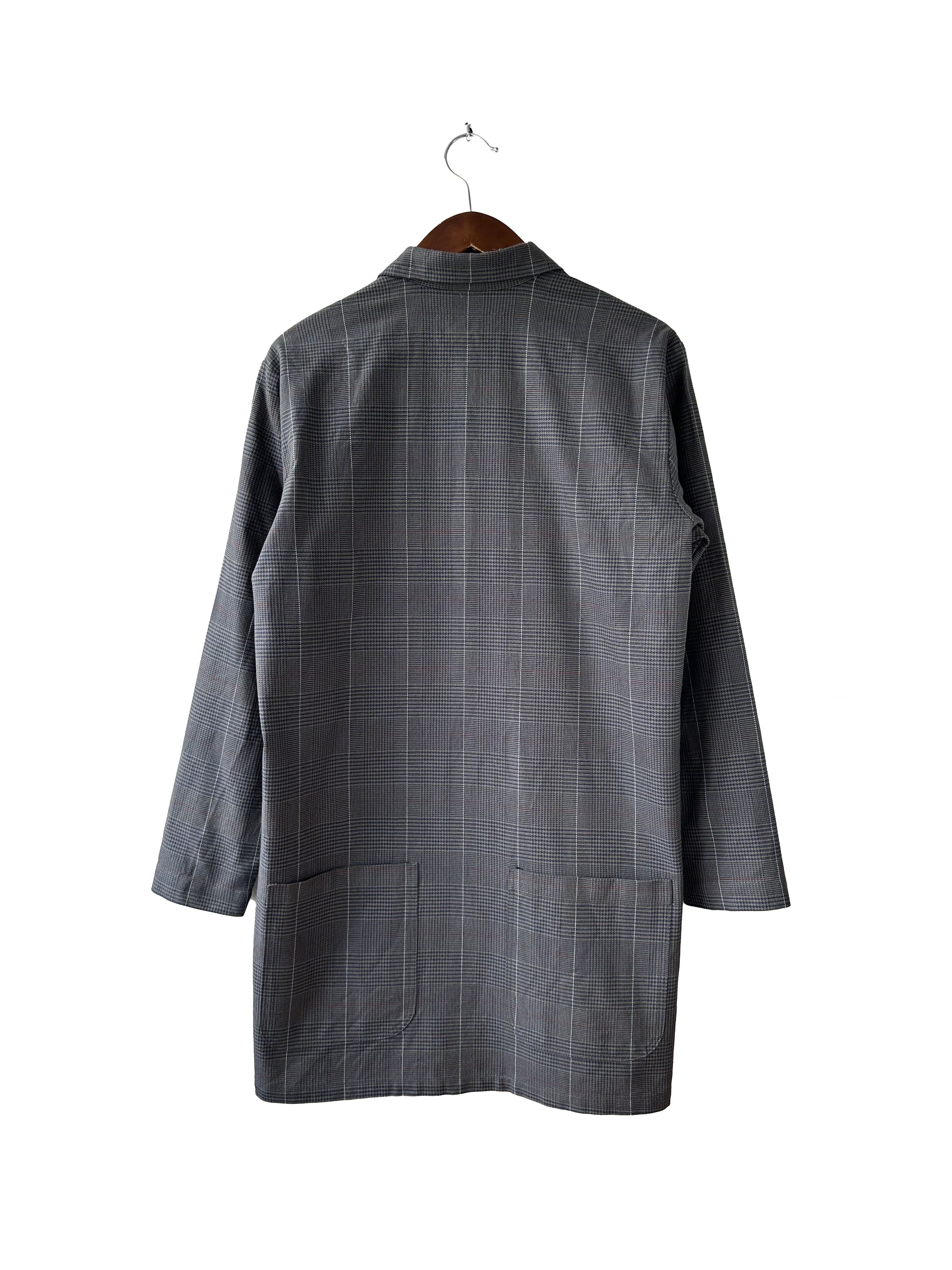 Christopher Nemeth × Japanese Brand Christopher Nemeth grey check trench jacket Size US M / EU 48-50 / 2 - 2 Thumbnail