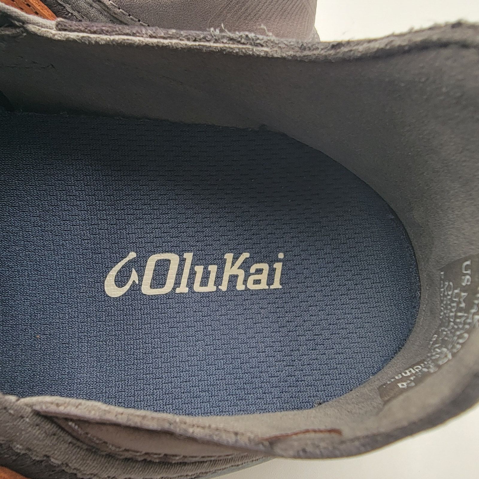 Olukai OluKai Mio Li Sz 10.5 Pavement/Vintage Indigo 10440-PVVI(89) Size US 10.5 / EU 43-44 - 6 Thumbnail