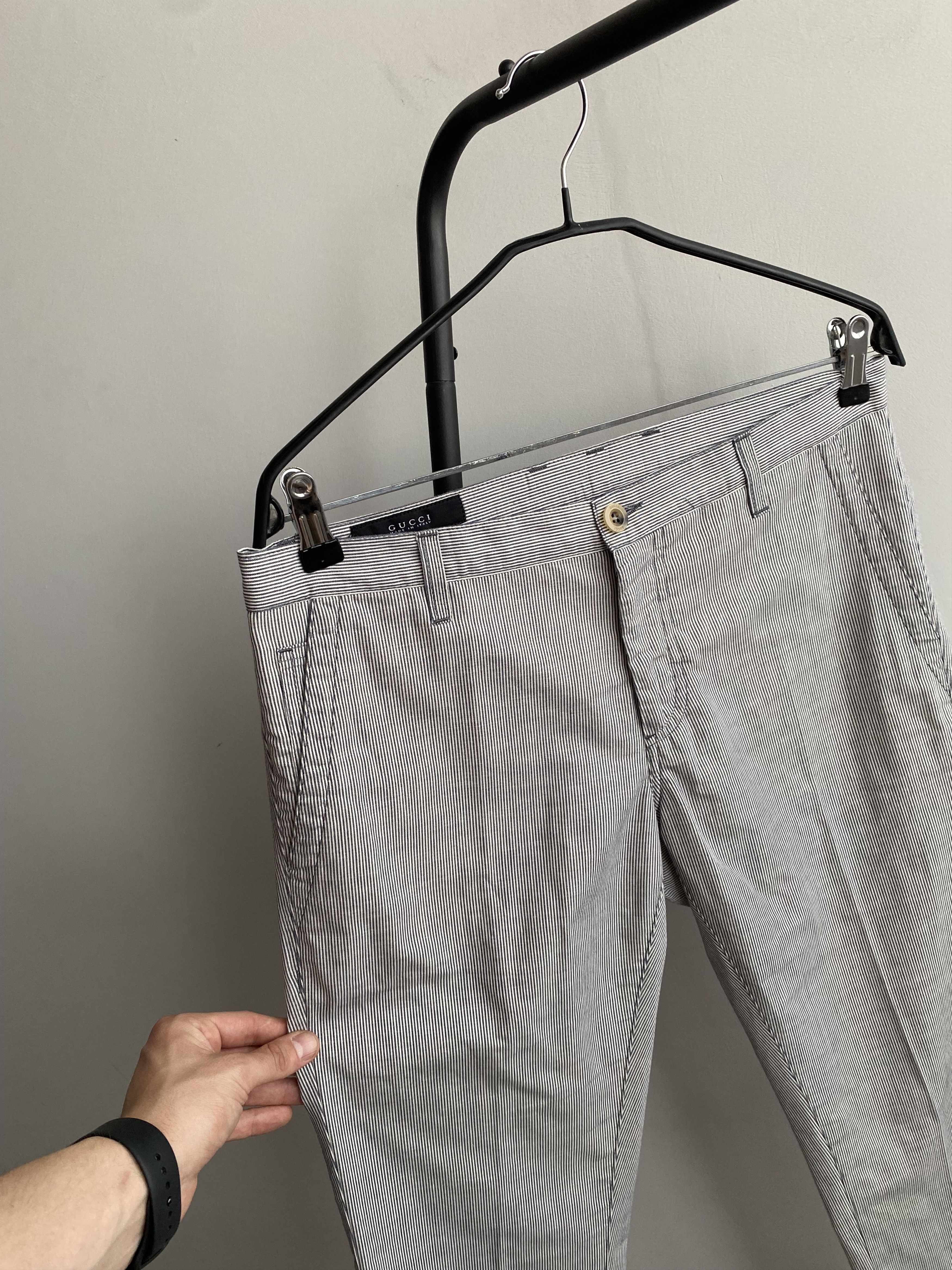 Gucci GUCCI Stripe New Short Cotton Luxury Chino Size US 30 / EU 46 - 6 Thumbnail