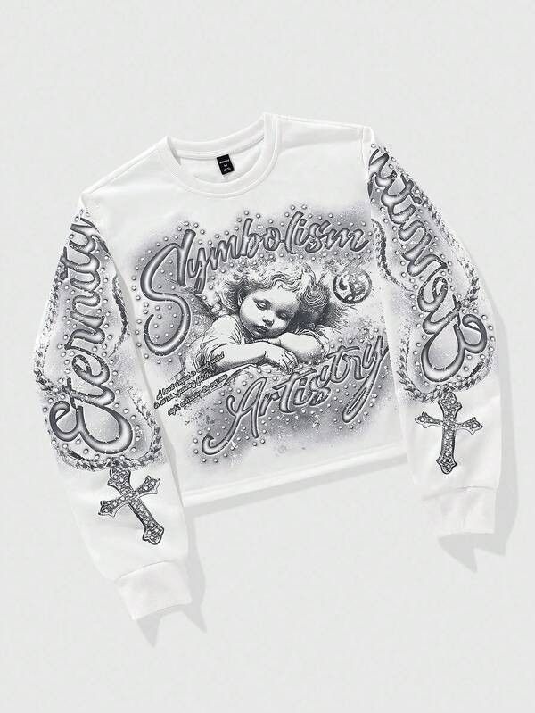 Japanese Brand The Eternal Cherub Aesthetic Longsleeve Men Women Size US M / EU 48-50 / 2 - 3 Thumbnail