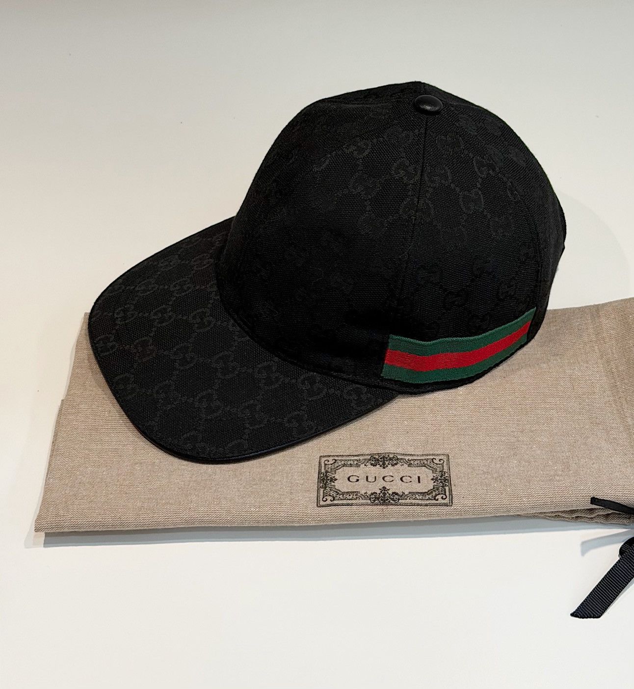 Gucci GUCCI GG Monogram Web Baseball Cap Demna Nettspend Tom Ford Size ONE SIZE - 5 Thumbnail