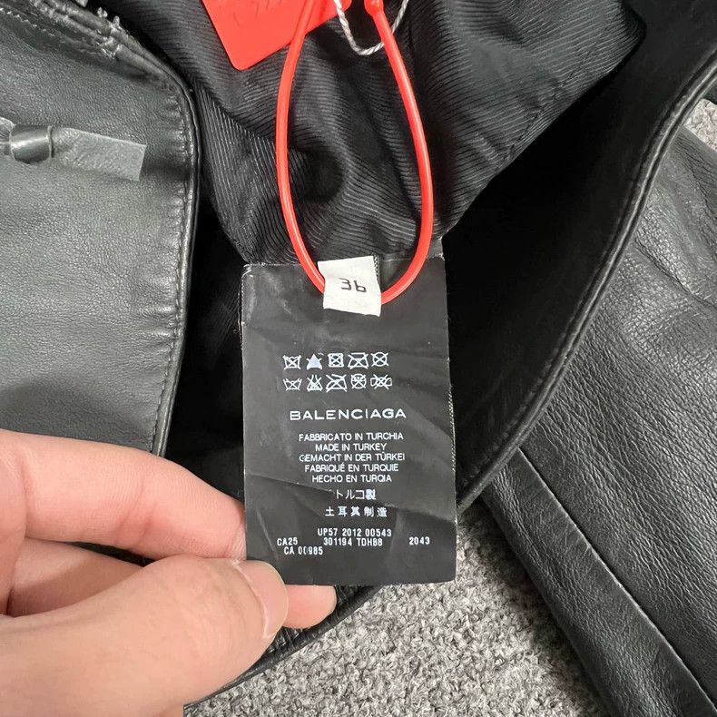Balenciaga Balenciaga size 36 Leather motorcycle jacket 2502-Nextarrow Size US M / EU 48-50 / 2 - 6 Thumbnail