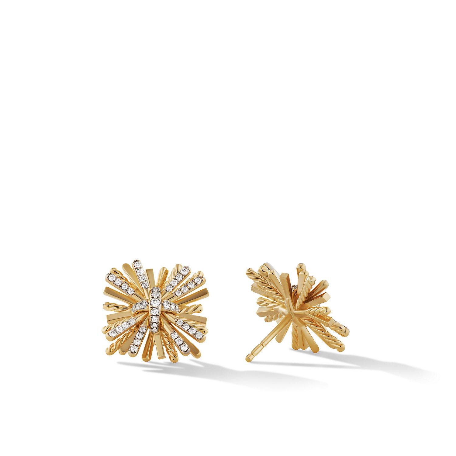 o1w1db10525 E16869D Earrings in 18K Yellow Gold with Diamond