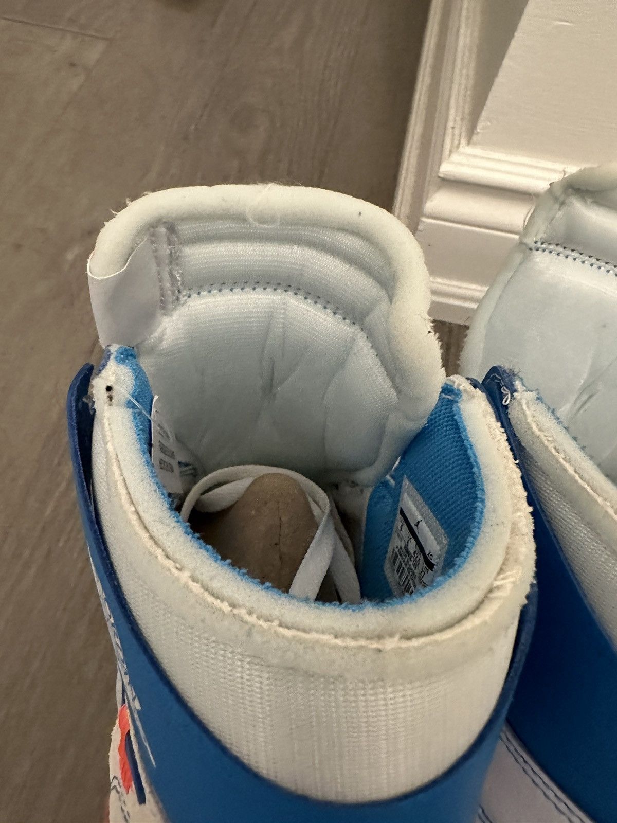 Nike × Off-White Nike X Off White Air Jordan 1 UNC Size US 9 / EU 42 - 13 Thumbnail