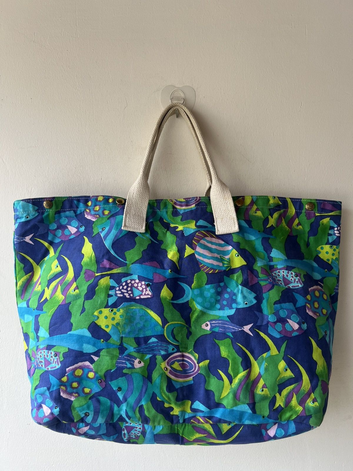 L.L. Bean RARE! 70s L.L. Bean All Print Tote Bag Size ONE SIZE - 22 Thumbnail