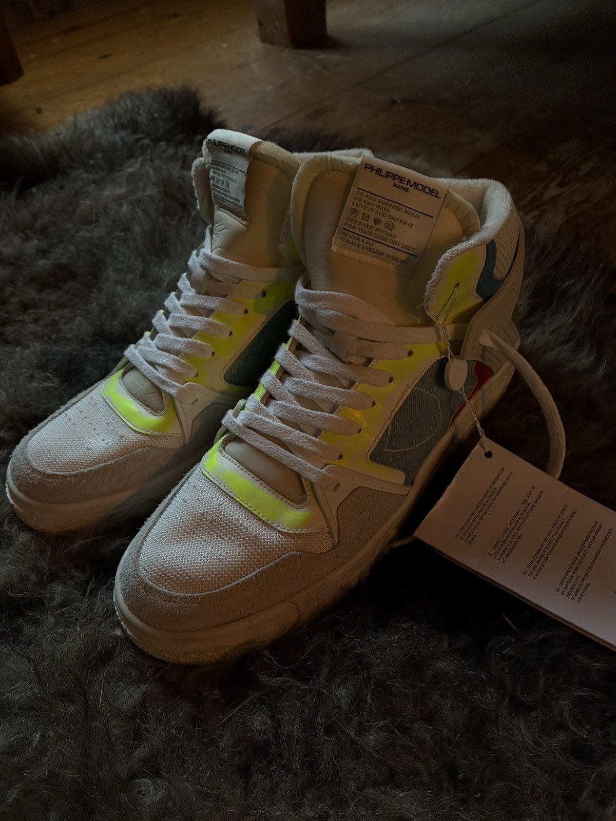 Philippe Model Philipe Model Paris Le Grande Lace-Up Sneakers Size US 10 / EU 43 - 1 Thumbnail