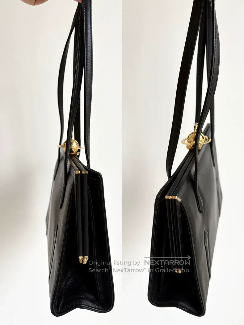Vivienne Westwood Vivienne Westwood size os Vintage Black Saturn Shoulder Bag Size ONE SIZE - 3 Thumbnail