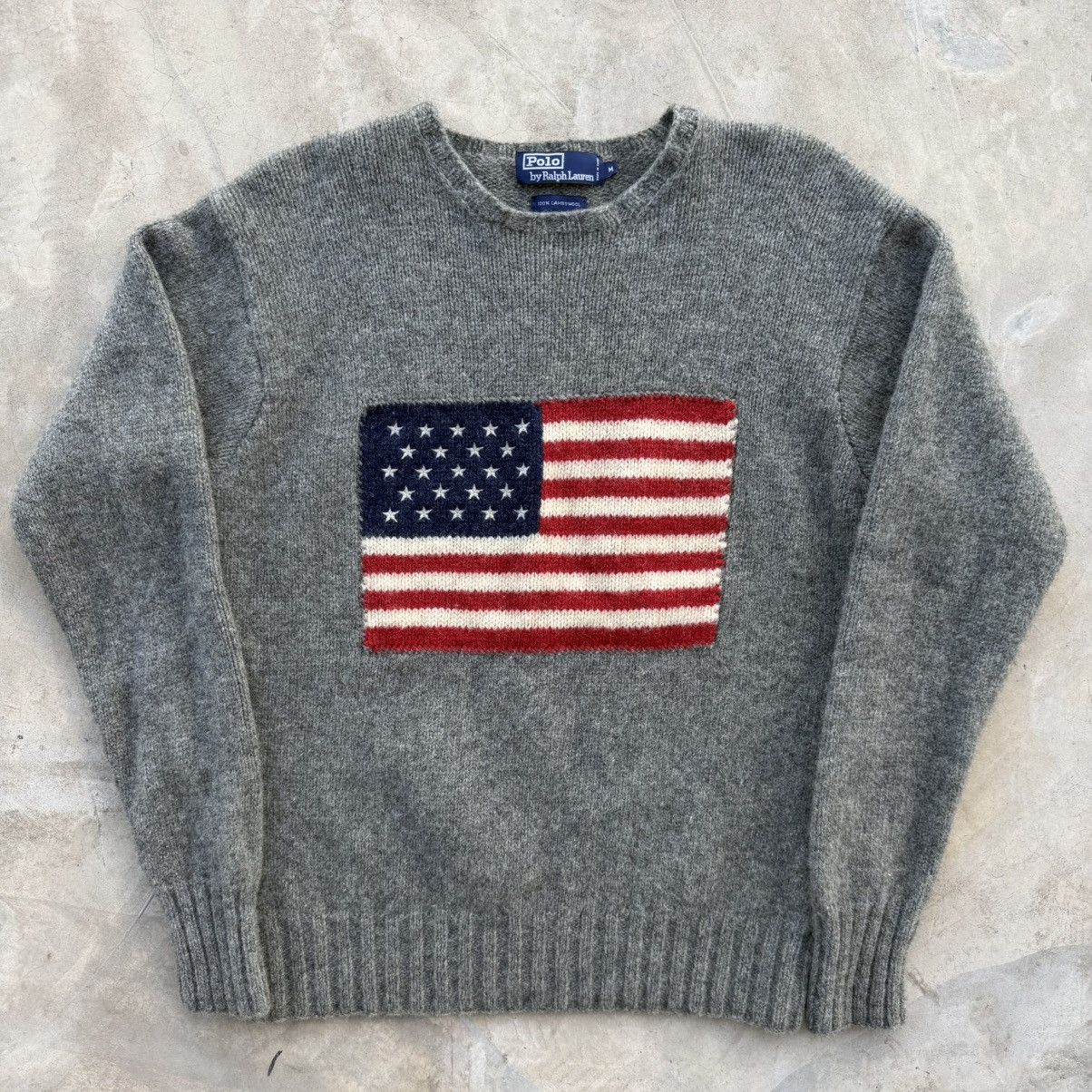 Polo Ralph Lauren 90s Polo Ralph Lauren USA Flag knitwear sweaters Size US M / EU 48-50 / 2 - 1 Thumbnail