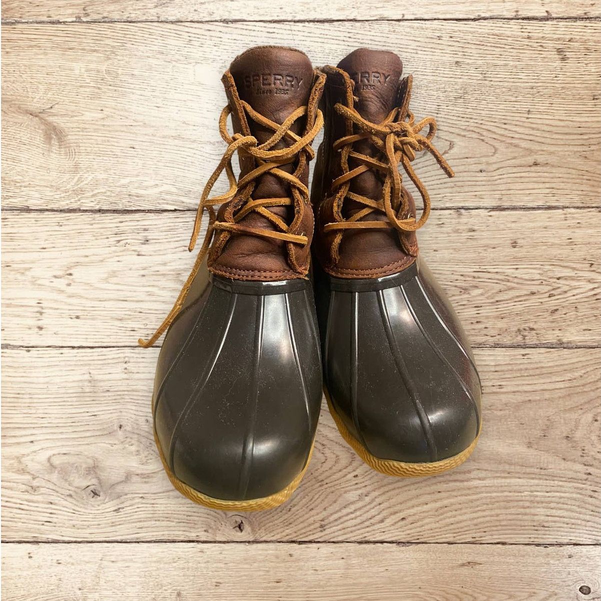 Sperry Sperry Classic Duck Boots Water-Resistant Leather Size 8 Size US 8 / IT 38 - 2 Thumbnail