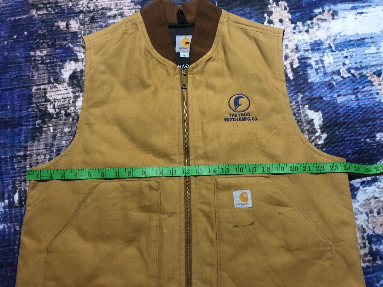 Carhartt Carhartt Brown The Frog Switch & Mfg.Co Vest Quilted lining Size US L / EU 52-54 / 3 - 16 Thumbnail